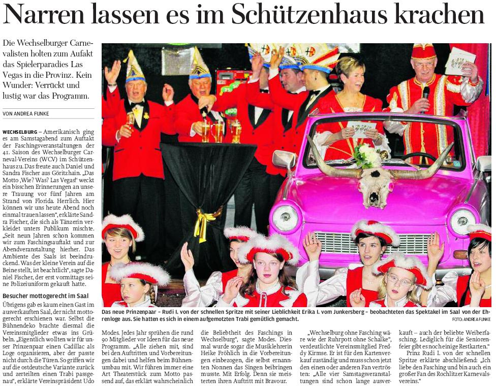 2012 01 30 WCV Narren lassen es im Schuetzenhaus krachen