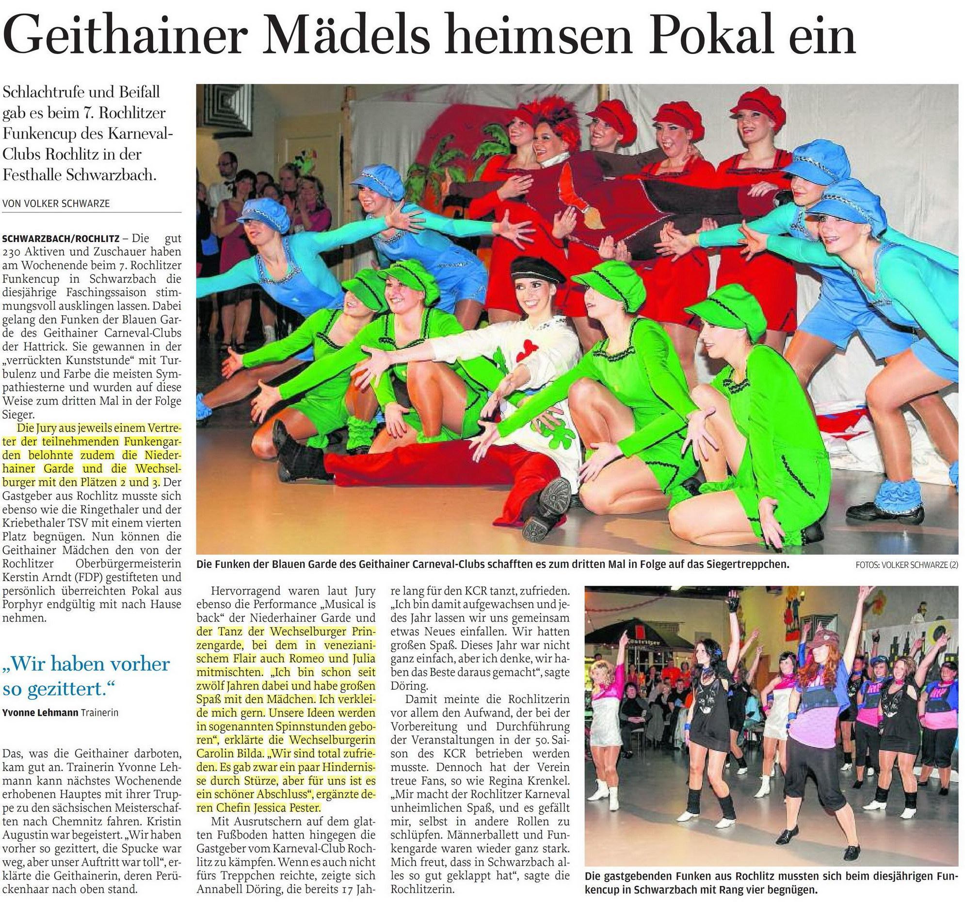 2013 02 18   Ergebnis Funkencup